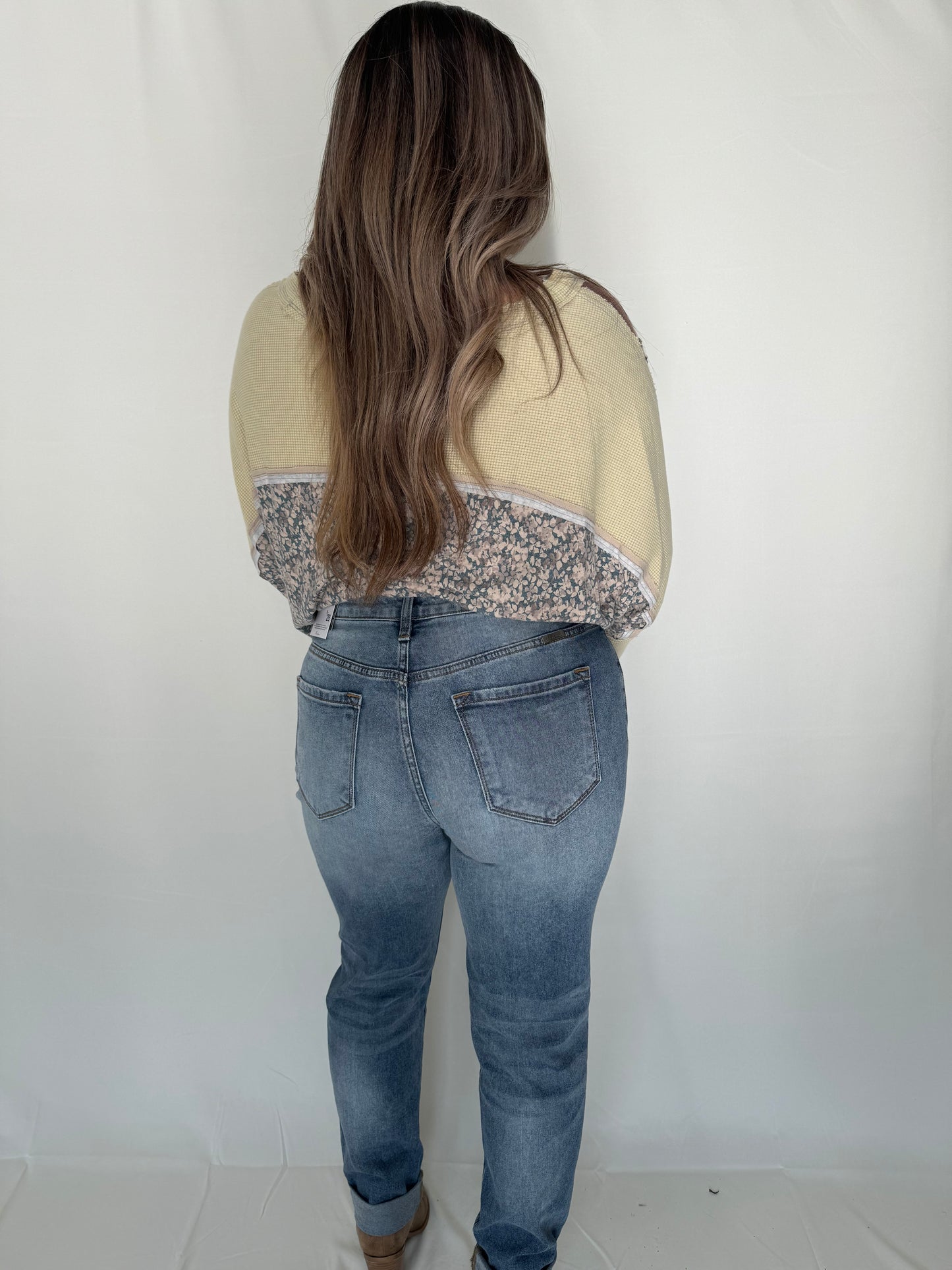 Macie Kancan High Rise Mom Jean