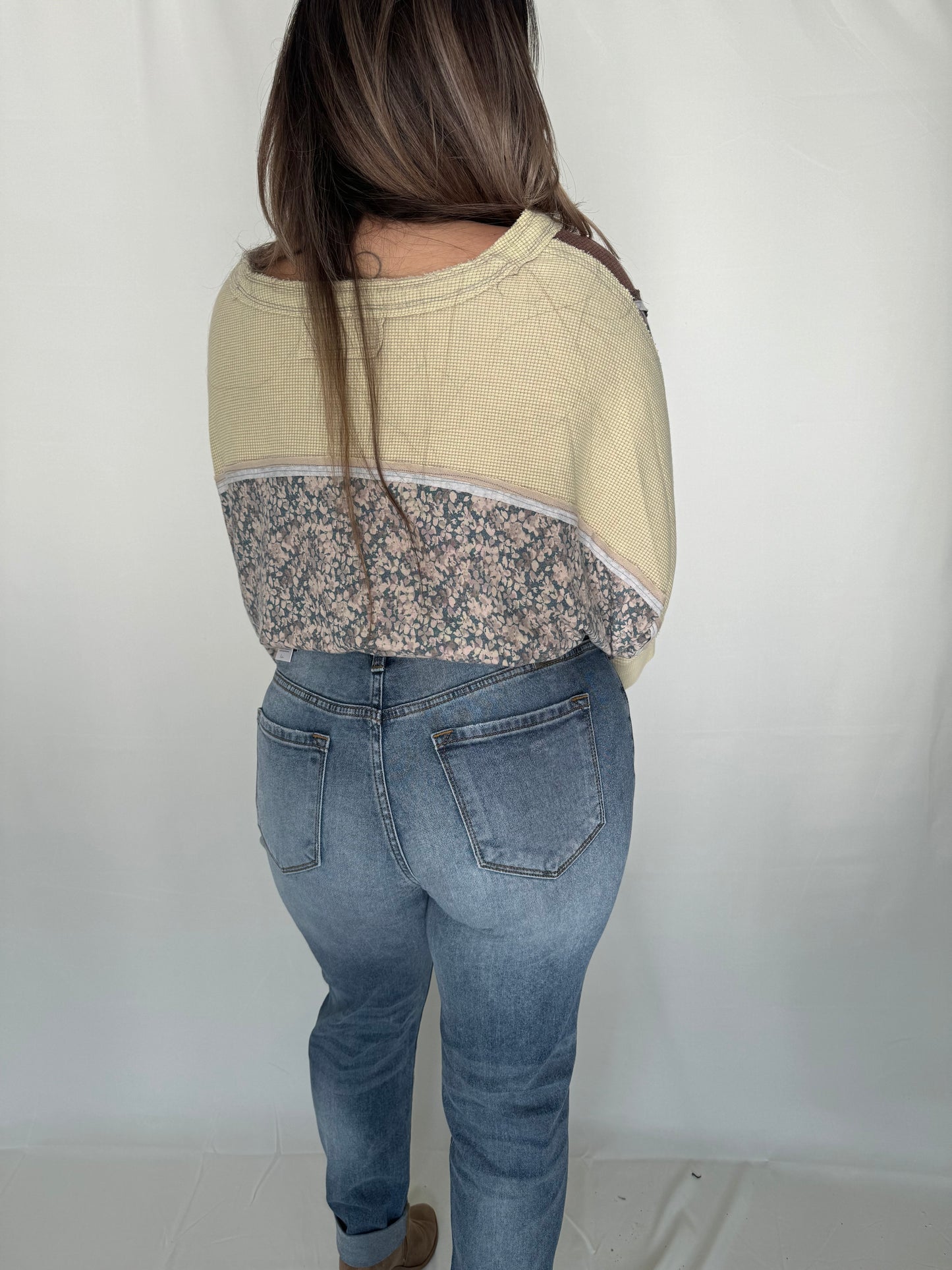 Macie Kancan High Rise Mom Jean