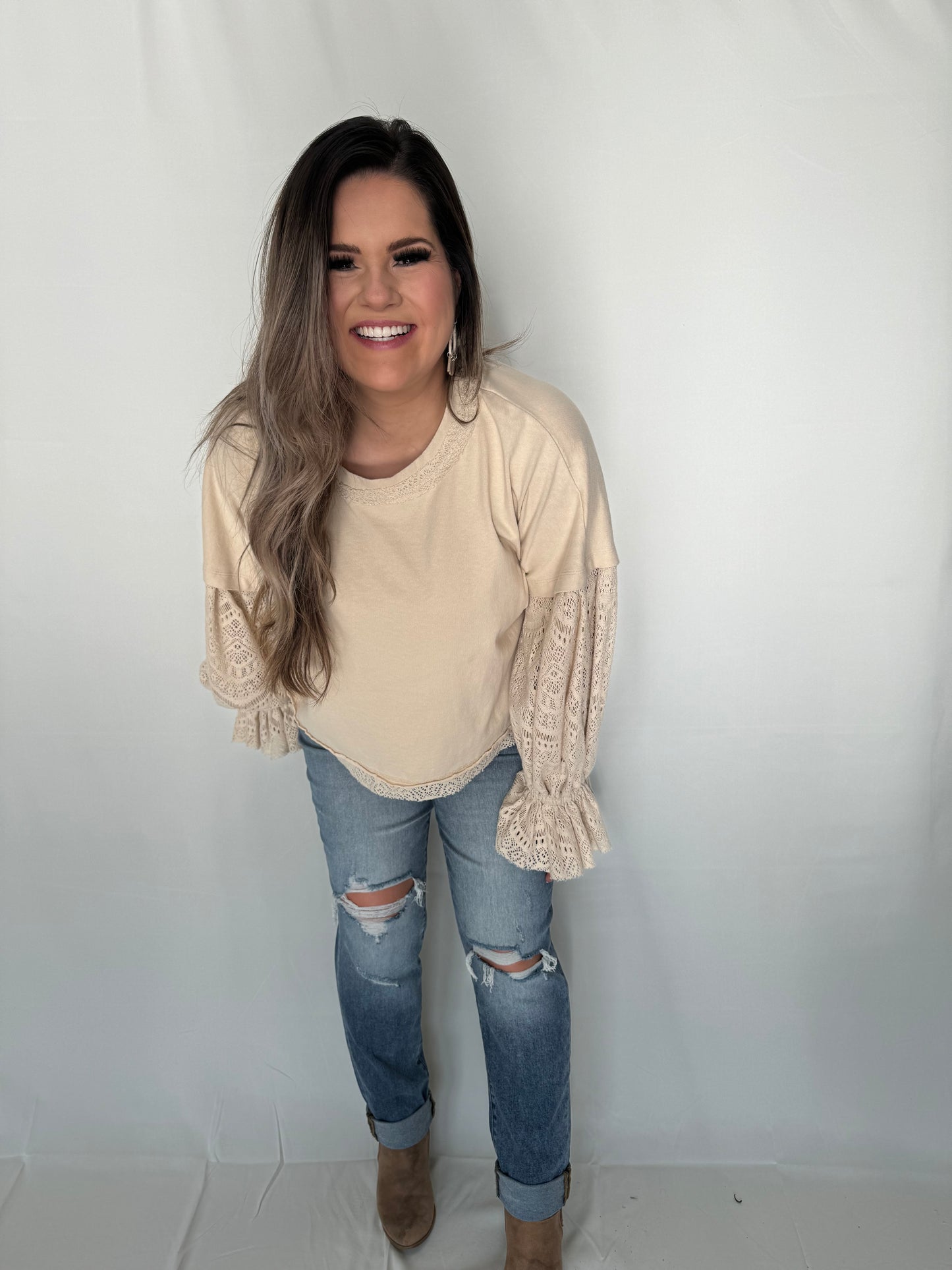 Macie Kancan High Rise Mom Jean