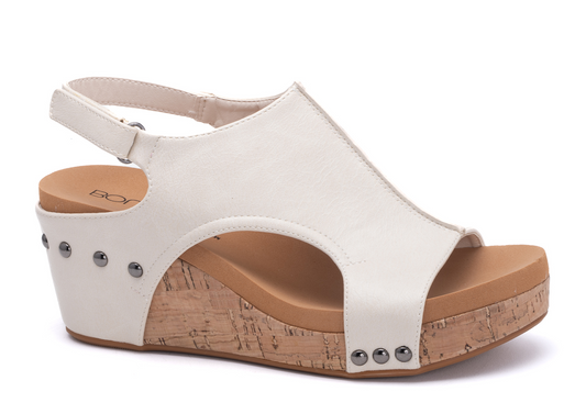 Corky's Cream Smooth Carley Wedges
