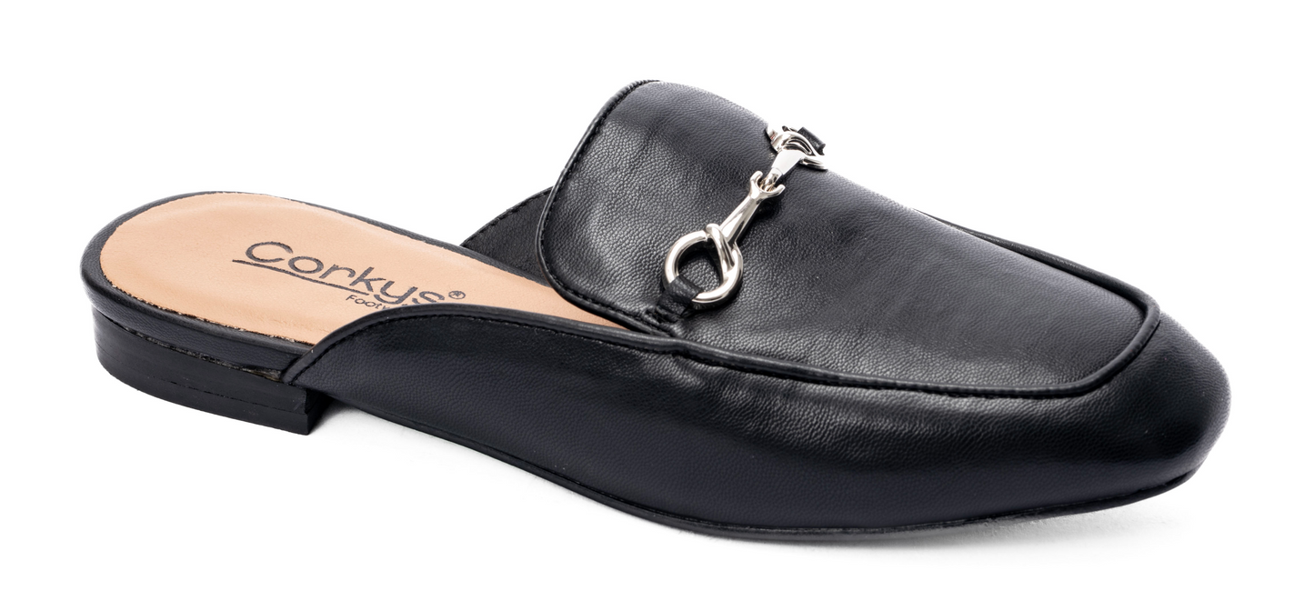 Corky’s Black Charmer Mules