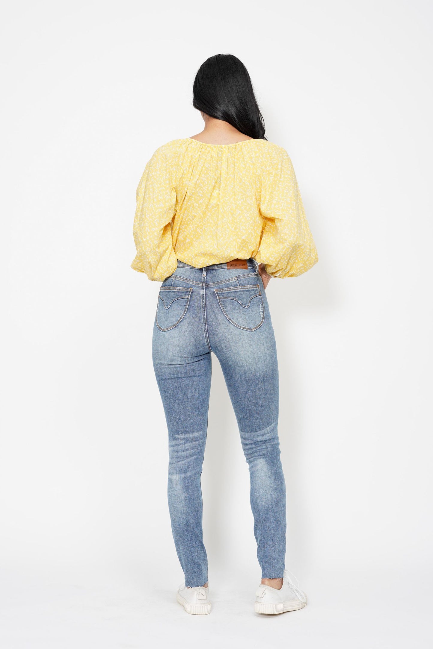 Judy Blue High Waist Tummy Control Non-Distressed Skinny Jeans