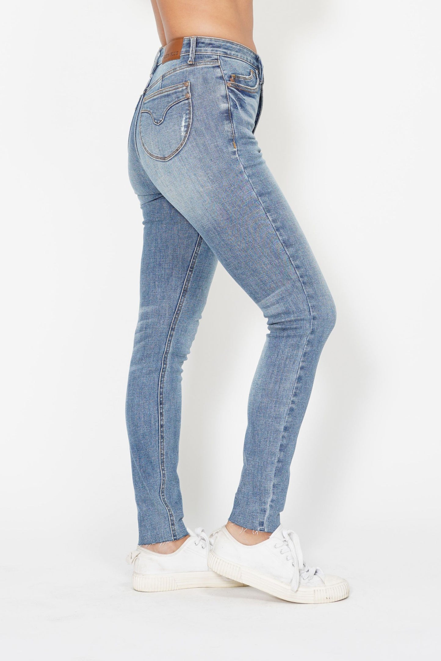 Judy Blue High Waist Tummy Control Non-Distressed Skinny Jeans