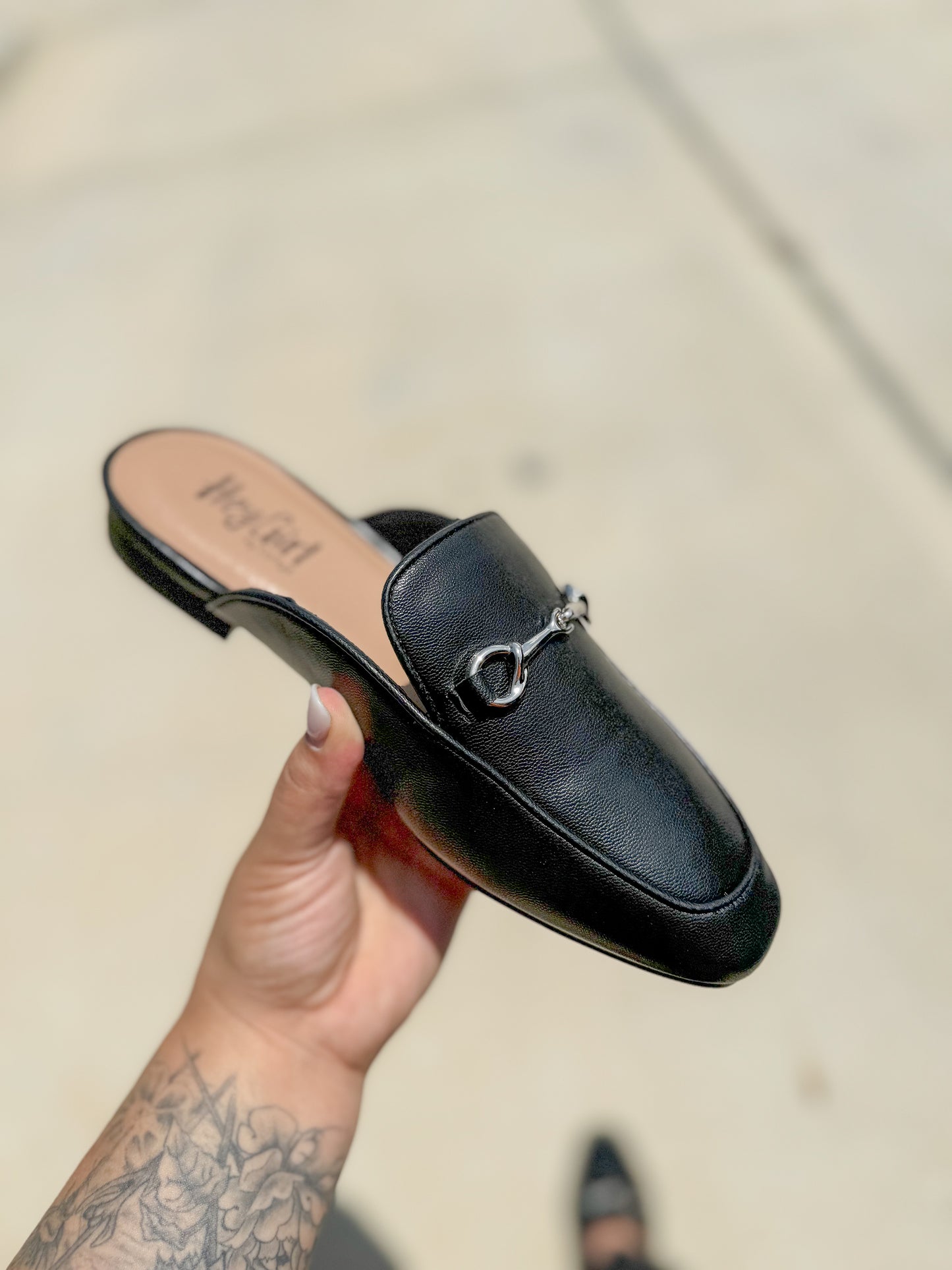 Corky’s Black Charmer Mules