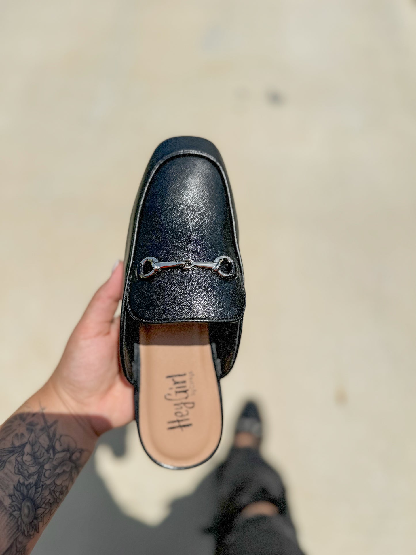 Corky’s Black Charmer Mules