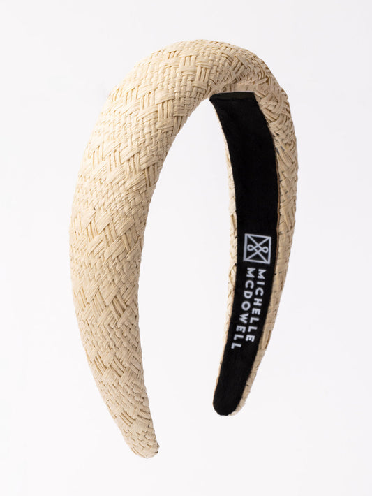 Cameron Headband | Natural Rattan