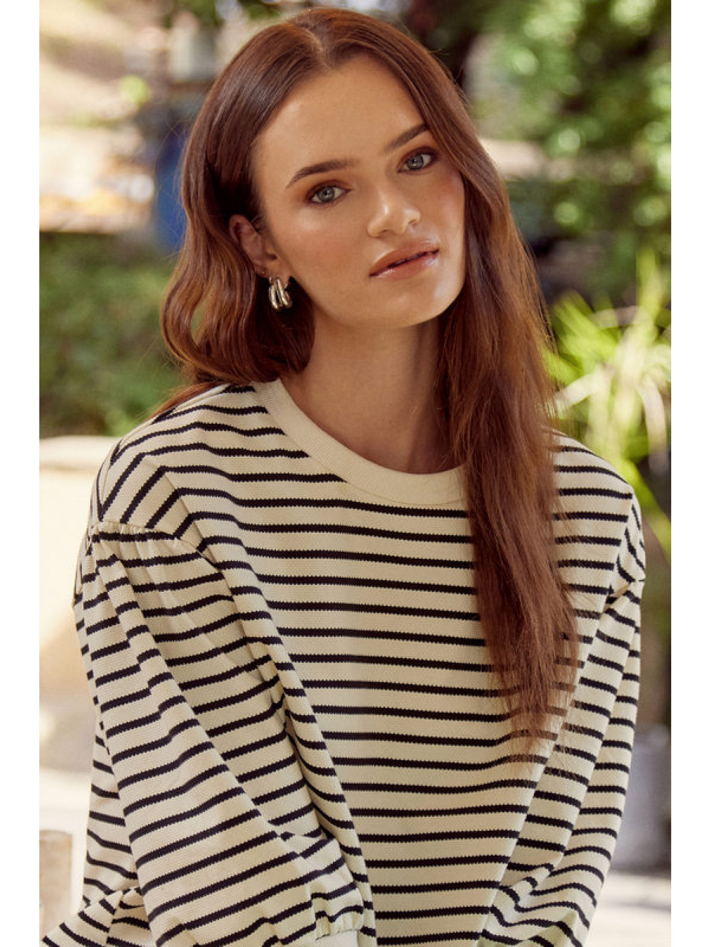 The Kate Striped Print Top