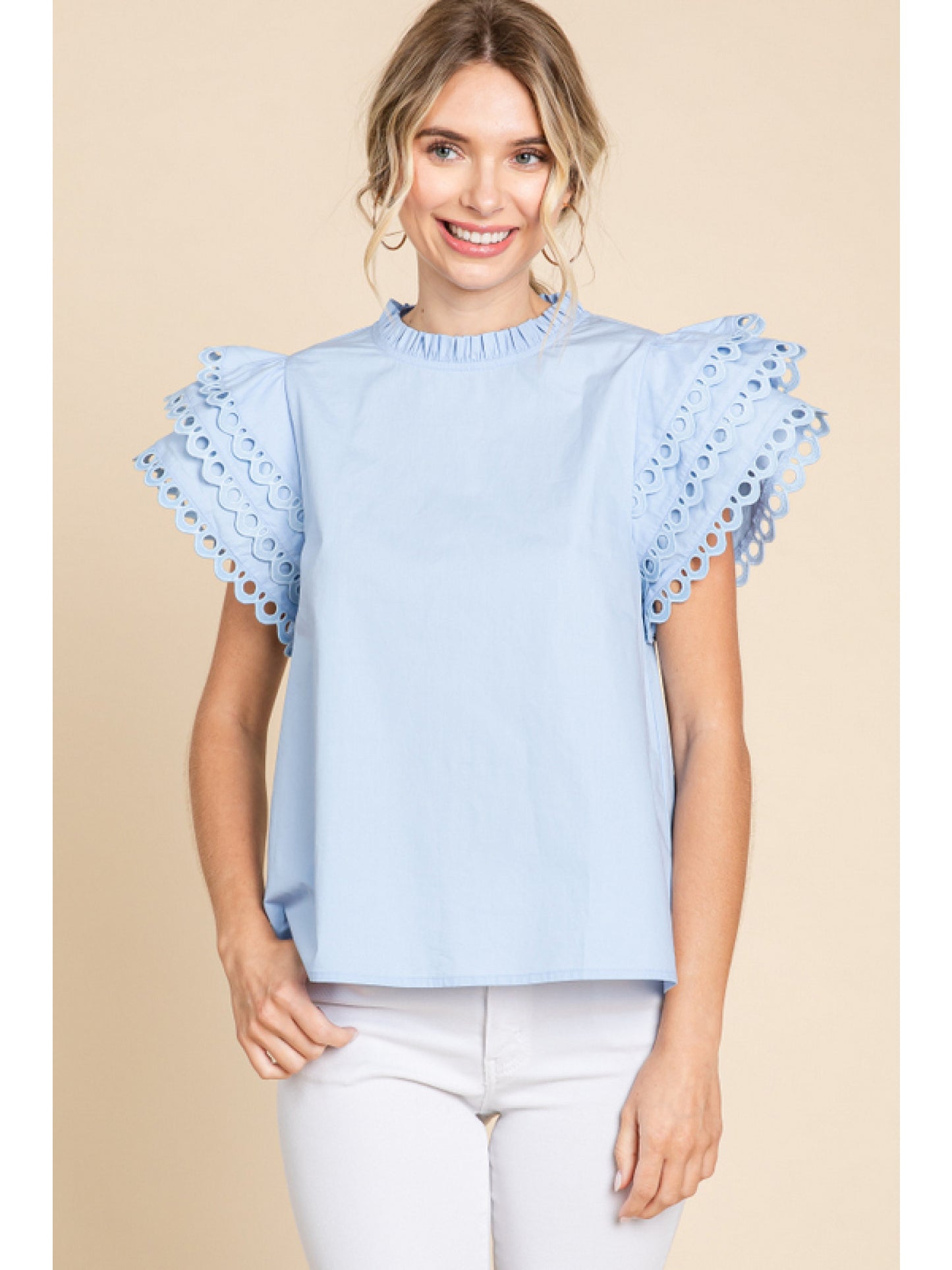 The Tinsley RicRac Sleeve Top